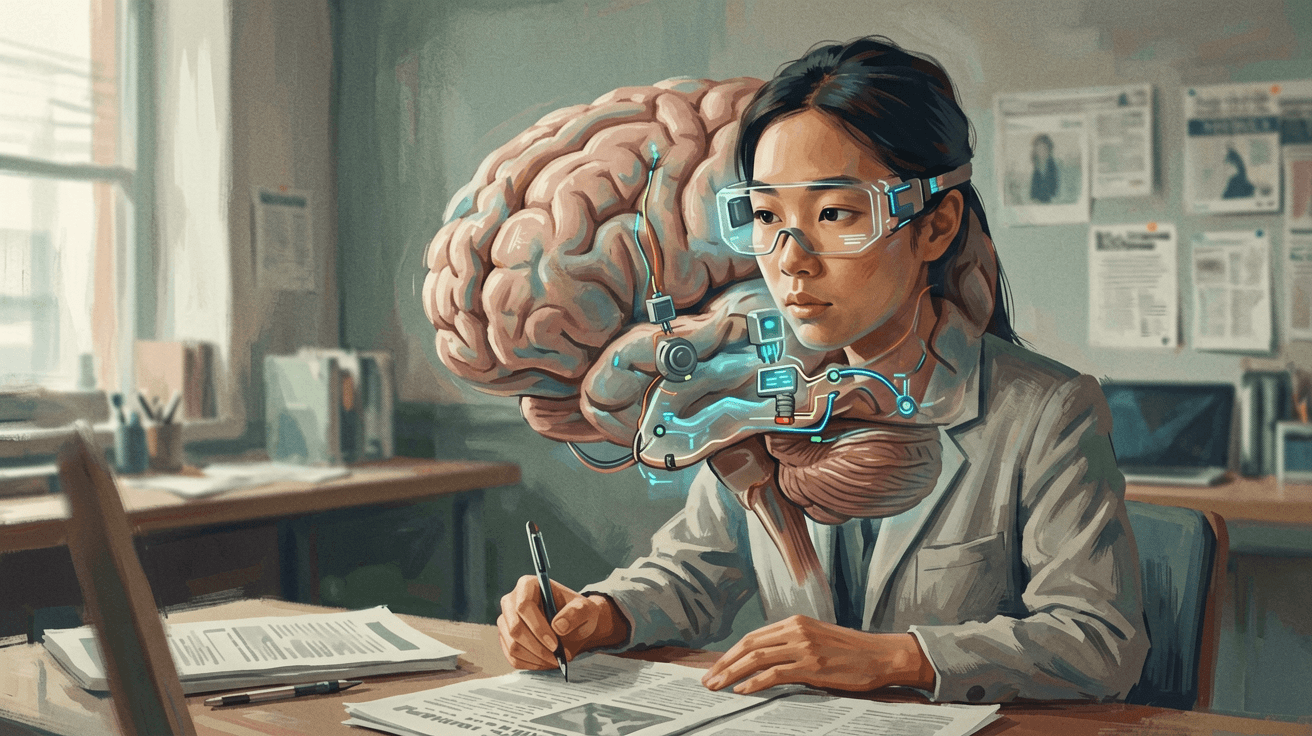 醫生正在台灣醫院內操作醫療影像掃描機,專注於進行健康檢查,結合最新的健康科技與AI醫療技術,展現台灣公衛與醫療報導的實務場景。