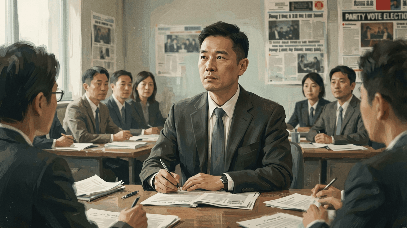 一位男士在陽光下穿著工作手套,正在安裝台灣太陽能光伏板,背景是藍天和綠意盎然的草地,展現台灣在健康科技與綠能醫療的努力。