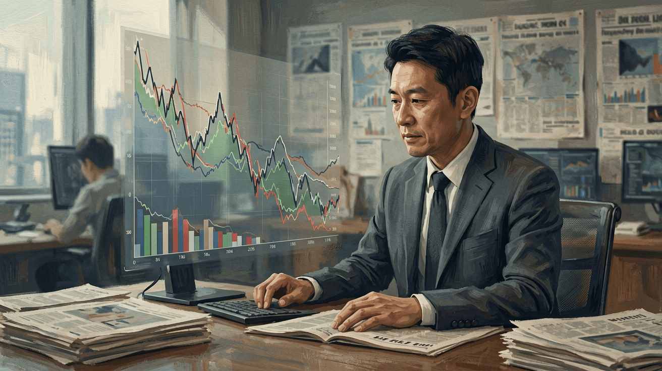 繁體中文alt:一位穿著商務西裝的年輕女性站在現代辦公大樓前,手持筆和文件,展現專業與自信,背景為台灣的商業與科技環境,象徵健康新聞與醫療報導的結合。